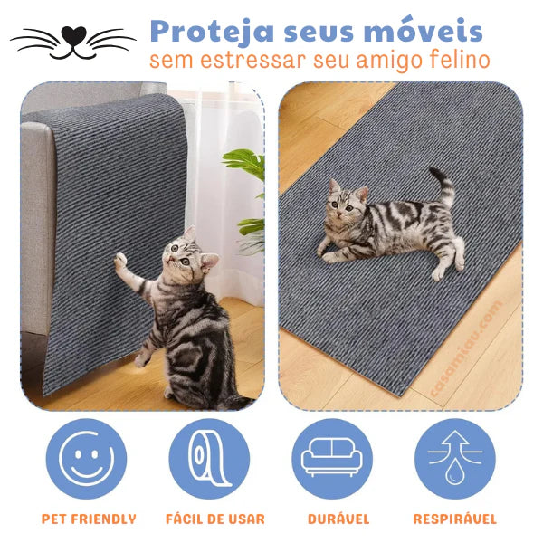 Adesivo & Arranhador Protetor de Móveis para Gatos - ProtectHome