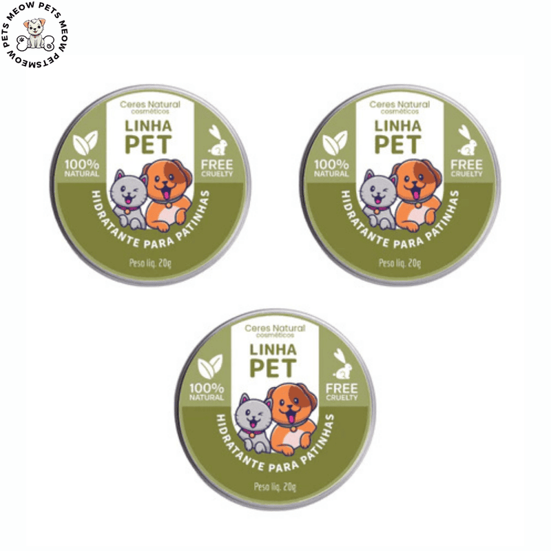 Hidratante Vegano p/ Patinhas - 100% Natural