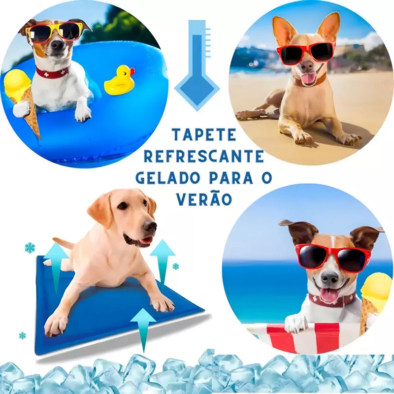 Tapete Colchonete Refrescante Pet - IcePet™