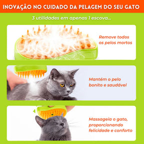 Escova à Vapor & Pulverizador Elétrico SteamFur©