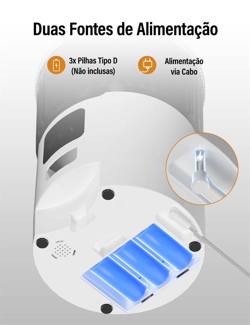 Alimentador 4L Automático p/ Pets via Wi-Fi - NewPet