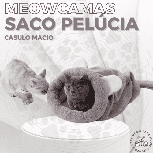 MeowCamas Saco de Pelúcia - Casulo Macio