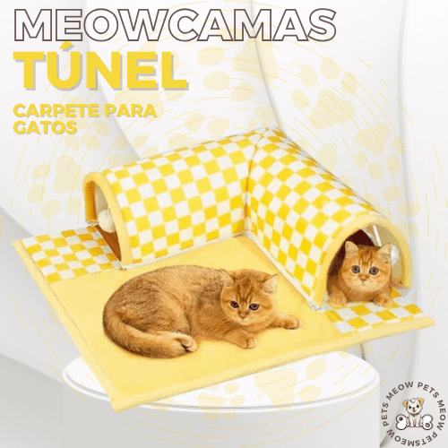 MeowCama - Túnel para Gatos c/ Arranhador Incluso*