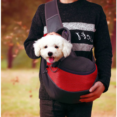 Bolsa De Ombro Para Transportar Pet - CãoGuru