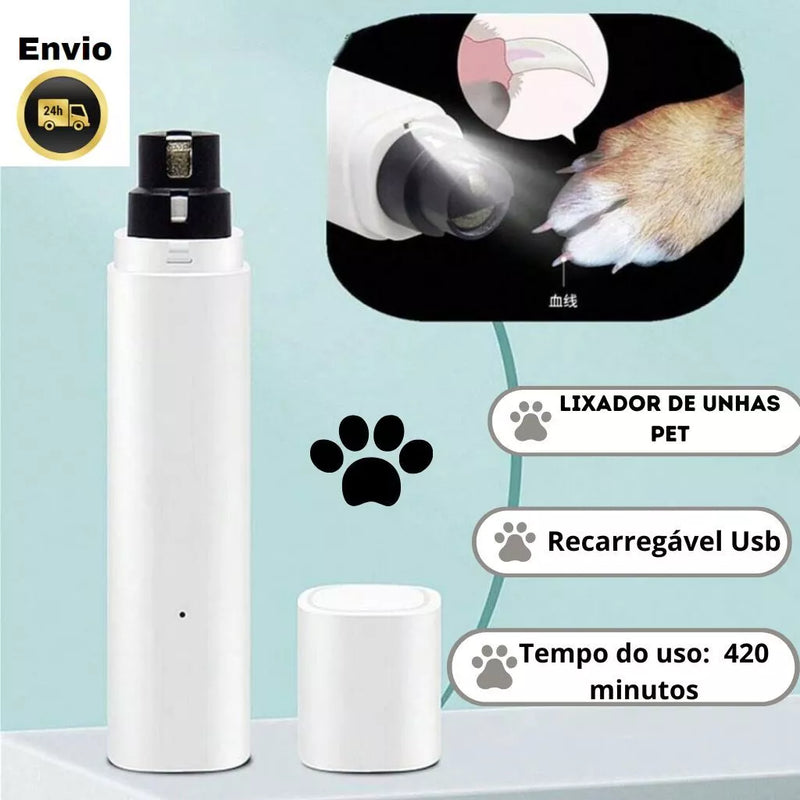Cortador de Unha Elétrico Recarregável PetGrooming