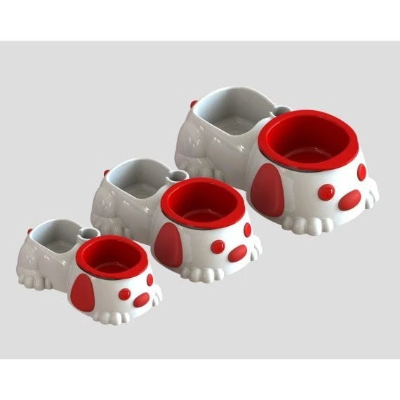 Comedouro & Bebedouro Antiderrapante Cães e Gatos - PataForte