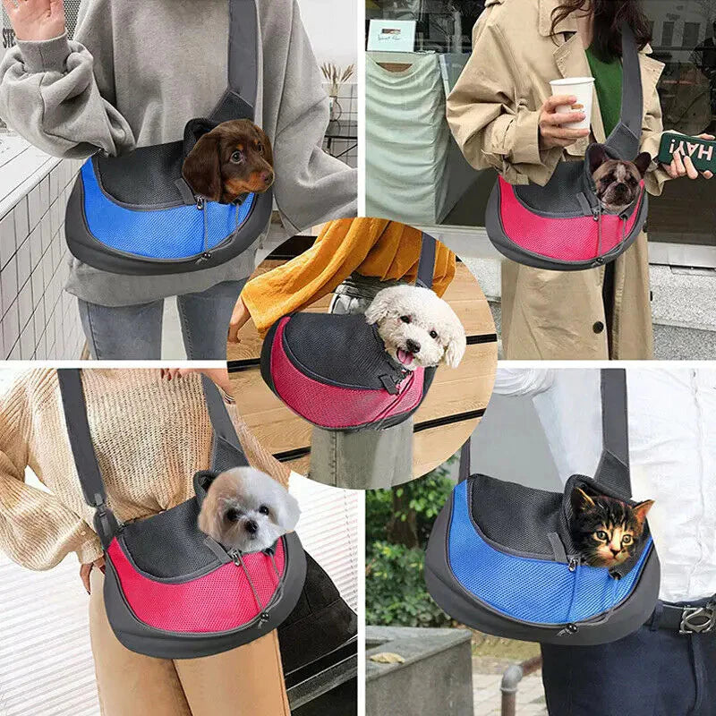 Bolsa De Ombro Para Transportar Pet - CãoGuru