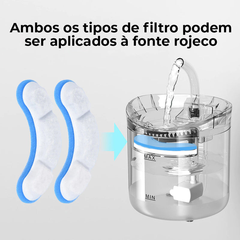 4pack Substituição Do Filtro De Carvão Da Fonte Gatos